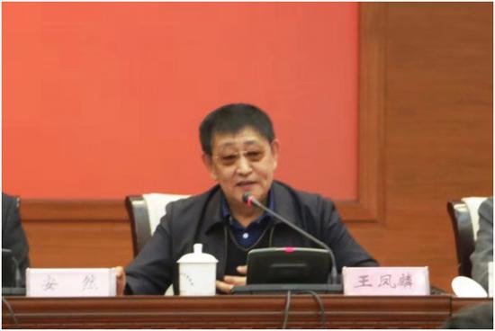 中国电影制片人协会常务理事长、秘书长王凤麟致辞