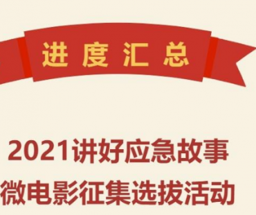 “2021讲好应急故事微电影征集选拔活动”进度汇总