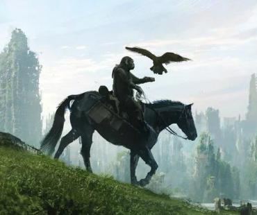 科幻电影《人猿星球国度》杀青 CG猩猩前来庆贺