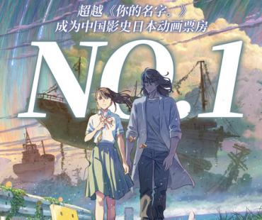 《铃芽之旅》票房超《你的名字。》成为中国影史日本动画票房第一